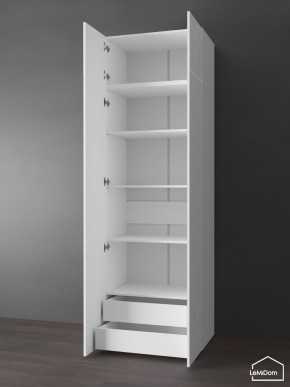 Шкаф с антресолью Linnea MHR-2POA-4 2450х800х510 (Белый-М 11.1.2) в Лысьве - lysva.ok-mebel.com | фото 5