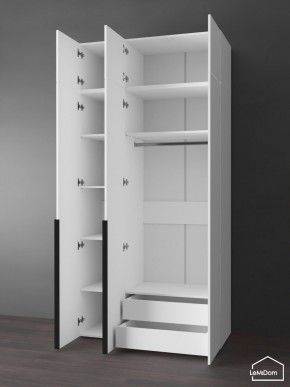 Шкаф с антресолью Linnea MHR-3A-2 2450х1200х510 (Белый-М 11.1.1) в Лысьве - lysva.ok-mebel.com | фото 5