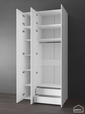Шкаф с антресолью Linnea MHR-3POA-2 2450х1200х510 (Белый-М 11.1.1) в Лысьве - lysva.ok-mebel.com | фото 5