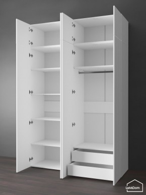 Шкаф с антресолью Linnea MHR-4POA-2 2450х1600х510 (Белый-М 11.1.1) в Лысьве - lysva.ok-mebel.com | фото 6