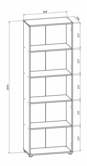 Шкаф-витрина Офис ОФ-303К в Лысьве - lysva.ok-mebel.com | фото 4