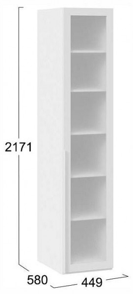 Шкаф-витрина Порто СМ-393.07.008 в Лысьве - lysva.ok-mebel.com | фото 3