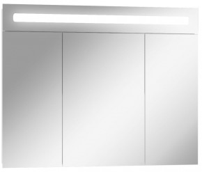 Шкаф-зеркало Аврора 90 с подсветкой LED Домино (DV8011HZ) в Лысьве - lysva.ok-mebel.com | фото