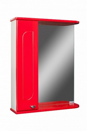 Шкаф-зеркало Радуга Красный 50 левый АЙСБЕРГ (DA1122HZR) в Лысьве - lysva.ok-mebel.com | фото