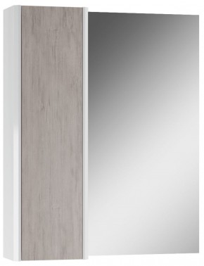 Шкаф-зеркало Uno 60 Дуб серый левый/правый Домино (DU1503HZ) в Лысьве - lysva.ok-mebel.com | фото 2