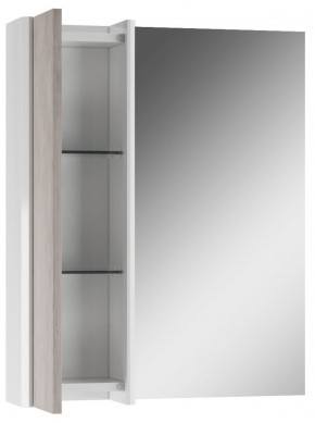 Шкаф-зеркало Uno 60 Дуб серый левый/правый Домино (DU1503HZ) в Лысьве - lysva.ok-mebel.com | фото 3