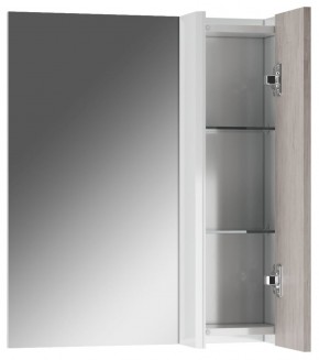 Шкаф-зеркало Uno 60 Дуб серый левый/правый Домино (DU1503HZ) в Лысьве - lysva.ok-mebel.com | фото 4