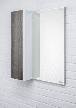 Шкаф-зеркало Uno 60 Дуб серый левый/правый Домино (DU1503HZ) в Лысьве - lysva.ok-mebel.com | фото 8