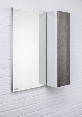 Шкаф-зеркало Uno 60 Дуб серый левый/правый Домино (DU1503HZ) в Лысьве - lysva.ok-mebel.com | фото 9
