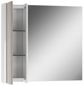 Шкаф-зеркало Uno 80 Дуб серый левый/правый Домино (DU1504HZ) в Лысьве - lysva.ok-mebel.com | фото 4