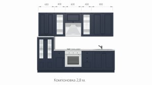 Кухонный гарнитур Вена в Лысьве - lysva.ok-mebel.com | фото 3