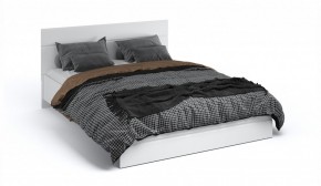 Спальня Йорк Кровать 160 с подъемным механизмом Белый жемчуг/Белый глянец в Лысьве - lysva.ok-mebel.com | фото