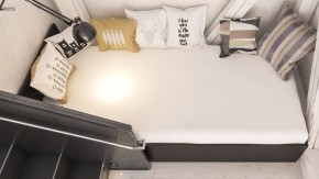 Стандарт Кровать 0900, цвет венге, ШхГхВ 93,5х203,5х70 см., сп.м. 900х2000 мм., без матраса, основание есть в Лысьве - lysva.ok-mebel.com | фото 6