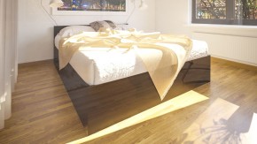 Стандарт Кровать 1600, цвет венге, ШхГхВ 163,5х203,5х70 см., сп.м. 1600х2000 мм., без матраса, основание есть в Лысьве - lysva.ok-mebel.com | фото 6