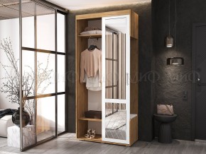 СТЕЛЛА-1 Прихожая (ЛДСП) дуб крафт/белый в Лысьве - lysva.ok-mebel.com | фото 3