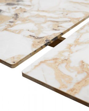 Стол ACERRA NEW 160 GLOSS GRAND JADE SOLID CERAMIC/ каркас цвета шампань, ®DISAUR в Лысьве - lysva.ok-mebel.com | фото 8
