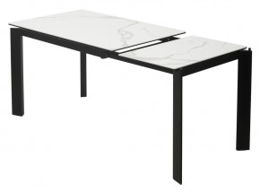 Стол CORNER 120 HIGH GLOSS STATUARIO керамика, стекло/ черный каркас, ®DISAUR в Лысьве - lysva.ok-mebel.com | фото 4