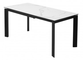 Стол CORNER 120 HIGH GLOSS STATUARIO керамика, стекло/ черный каркас, ®DISAUR в Лысьве - lysva.ok-mebel.com | фото 6