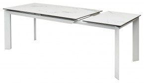 Стол CREMONA 140 MATTE STATUARIO Белый мрамор матовый, керамика/ белый каркас, ®DISAUR в Лысьве - lysva.ok-mebel.com | фото 6
