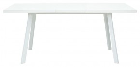 Стол ФИН 120 Белый, стекло/ Белый каркас М-City в Лысьве - lysva.ok-mebel.com | фото 2