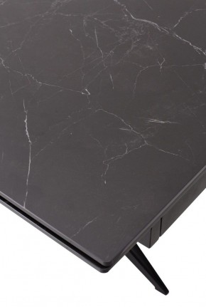 Стол FORIO 160 MATT BLACK MARBLE SOLID CERAMIC / BLACK, ®DISAUR в Лысьве - lysva.ok-mebel.com | фото 9