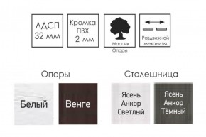 Стол раскладной Ялта-2 (опоры массив резной) в Лысьве - lysva.ok-mebel.com | фото 4