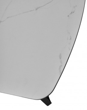 Стол RASMUS 160 TL-45 Белый мрамор, испанская керамика / черный каркас, ®DISAUR в Лысьве - lysva.ok-mebel.com | фото 6