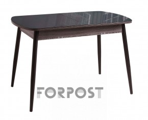 Стол раздвижной со стеклянной столешницей (BLACK, WHITE) в Лысьве - lysva.ok-mebel.com | фото 1
