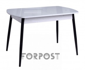 Стол раздвижной со стеклянной столешницей (BLACK, WHITE) в Лысьве - lysva.ok-mebel.com | фото 3