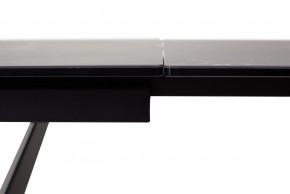 Стол RIETI 200 NERO KL-116 Черный мрамор матовый, итальянская керамика/ черный каркас, ®DISAUR в Лысьве - lysva.ok-mebel.com | фото 3