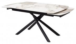 Стол RIVOLI 140 GLOSS LUXURY PANDORA SOLID CERAMIC / BLACK, ®DISAUR в Лысьве - lysva.ok-mebel.com | фото 5