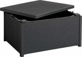 Стол-сундук Арика (Arica storage table) графит в Лысьве - lysva.ok-mebel.com | фото 2