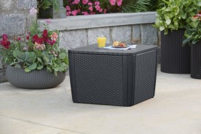 Стол-сундук Лузон Плюс (Luzon Plus Flat Wicker), графит в Лысьве - lysva.ok-mebel.com | фото 1