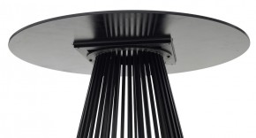 Стол TERNI 120 MATT BLACK MARBLE SOLID CERAMIC Черный мрамор матовый, керамика /Черн.каркас, ®DISAUR в Лысьве - lysva.ok-mebel.com | фото 6