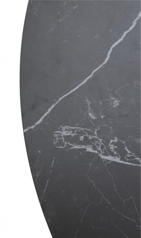 Стол TERNI 120 MATT BLACK MARBLE SOLID CERAMIC Черный мрамор матовый, керамика /Черн.каркас, ®DISAUR в Лысьве - lysva.ok-mebel.com | фото 9