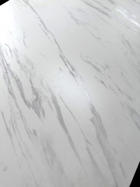 Стол VASTO 180 MARBLES KL-99 Белый мрамор матовый, итальянская керамика/ черный каркас, ®DISAUR в Лысьве - lysva.ok-mebel.com | фото 3
