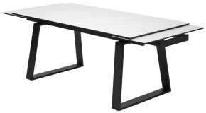 Стол VASTO 180 MARBLES KL-99 Белый мрамор матовый, итальянская керамика/ черный каркас, ®DISAUR в Лысьве - lysva.ok-mebel.com | фото 6