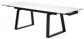 Стол VASTO 180 MARBLES KL-99 Белый мрамор матовый, итальянская керамика/ черный каркас, ®DISAUR в Лысьве - lysva.ok-mebel.com | фото 9