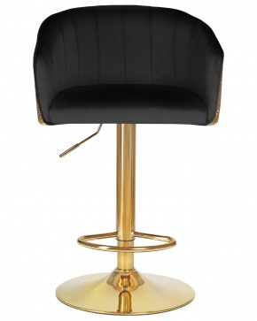 Стул барный DOBRIN DARCY GOLD SHINY, черный велюр с золотыми пайетками в Лысьве - lysva.ok-mebel.com | фото 6