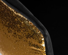 Стул барный DOBRIN DARCY GOLD SHINY, черный велюр с золотыми пайетками в Лысьве - lysva.ok-mebel.com | фото 8