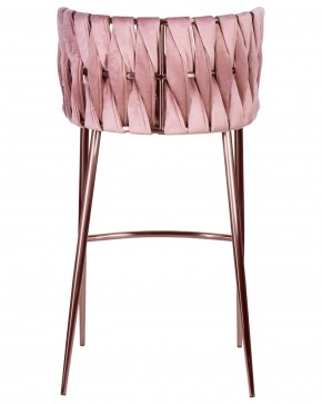 Стул барный DOBRIN EMMA ROSE GOLD, розовый велюр (VF-10) в Лысьве - lysva.ok-mebel.com | фото 5