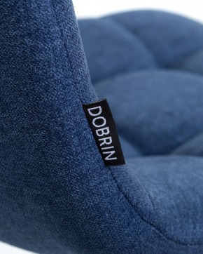 Стул барный DOBRIN NICOLE, черные матовые ножки, синяя ткань (UF860-14B) в Лысьве - lysva.ok-mebel.com | фото 9