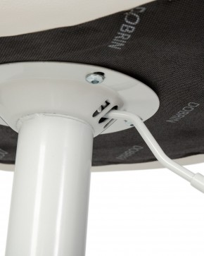Стул барный DOBRIN TAILOR WHITE, белый PU в Лысьве - lysva.ok-mebel.com | фото 7
