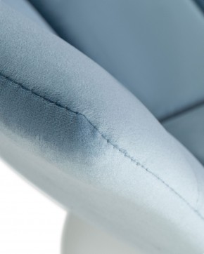 Стул барный DOBRIN TAILOR WHITE, пудрово-голубой велюр (MJ9-74) в Лысьве - lysva.ok-mebel.com | фото 10