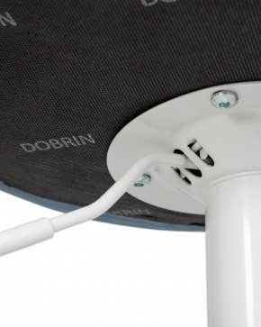 Стул барный DOBRIN TAILOR WHITE, пудрово-голубой велюр (MJ9-74) в Лысьве - lysva.ok-mebel.com | фото 7