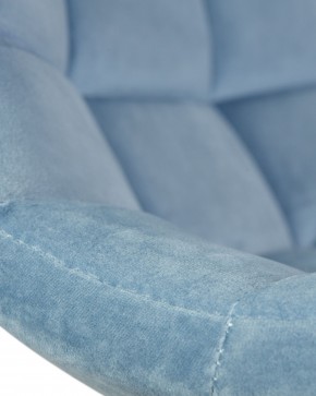 Стул барный DOBRIN TAILOR WHITE, пудрово-голубой велюр (MJ9-74) в Лысьве - lysva.ok-mebel.com | фото 8