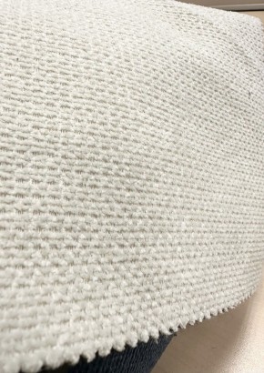 Стул BRIO CATO-01 Белый, фактурная ткань / черный каркас, ®DISAUR в Лысьве - lysva.ok-mebel.com | фото 2