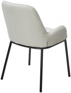 Стул BRIO CATO-01 Белый, фактурная ткань / черный каркас, ®DISAUR в Лысьве - lysva.ok-mebel.com | фото 5
