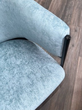 Стул ДИЛЛ, цвет RAIN 7 бриз, велюр / черный каркас М-City в Лысьве - lysva.ok-mebel.com | фото 7
