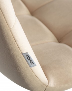 Стул обеденный DOBRIN CHILLY, Бежевый Holland 07, основание черный в Лысьве - lysva.ok-mebel.com | фото 10